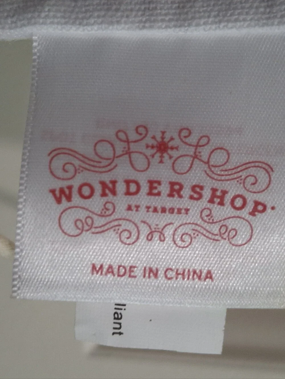 Wondershop Green and White Christmas Advent Calendar Wall Hanging